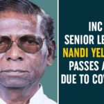 Congress Senior Leader, Congress Senior Leader Ex-MP Nandi Yellaiah, Coronavirus, COVID-19 claims senior politician, Ex-MP Nandi Yellaiah, nandi yellaiah corona death, Senior Congress leader Nandi Yellaiah dies, telangana, Telangana Coronavirus, Yellaiah Shri Nandi