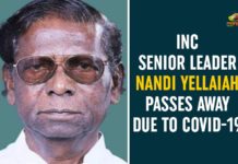Congress Senior Leader, Congress Senior Leader Ex-MP Nandi Yellaiah, Coronavirus, COVID-19 claims senior politician, Ex-MP Nandi Yellaiah, nandi yellaiah corona death, Senior Congress leader Nandi Yellaiah dies, telangana, Telangana Coronavirus, Yellaiah Shri Nandi