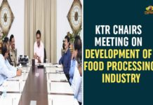 KTR Chairs Meeting On Development Of Food Processing Industry KTR emphasises for promotion of food processing, KTR hardsells food processing sector, KTR Meeting to Plan Food Processing Policies and Guidelines, KTR To Present On Food Processing, Minister KTR, Minister KTR held Meeting with All Ministers, New policy to focus on food processing units