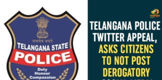 Bengaluru riot, Derogatory Social Media Post, DGP TELANGANA POLICE, Telangana, Telangana DGP Mahender Reddy, Telangana news, Telangana Police Twitter Appeal