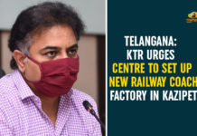 Ground Breaking Ceremony of Medha Rail Coach Factory, Kondakal, KTR, KTR conducts bhoomi puja for rail coach factory, KTR Lays Foundation Stone For Rail Coach Factory, Medha Rail Coach Factory in Kondakal, Medha Servo plans, Minister KTR, Rail and Metro Coach Factory, Telangana Govt