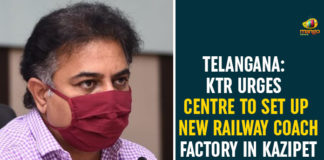 Ground Breaking Ceremony of Medha Rail Coach Factory, Kondakal, KTR, KTR conducts bhoomi puja for rail coach factory, KTR Lays Foundation Stone For Rail Coach Factory, Medha Rail Coach Factory in Kondakal, Medha Servo plans, Minister KTR, Rail and Metro Coach Factory, Telangana Govt