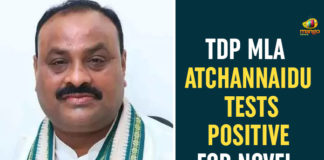 Andhra Pradesh, AP Corona Positive Cases, AP Coronavirus, AP COVID 19 Cases, AP Total Positive Cases, Atchannaidu, TDP MLA, TDP MLA Atchannaidu, TDP MLA Atchannaidu Coronavirus, TDP MLA Atchannaidu Tests Positive, TDP MLA Atchannaidu Tests Positive for Coronavirus