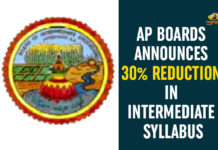 Andhra Pradesh, Andhra Pradesh education board, Andhra Pradesh Inter Board, AP Education Minister, AP Inter Board reduce syllabus, AP Intermediate Syllabus, AP Intermediate Syllabus 2020-21, AP Intermediate Syllabus reduced, Intermediate Board Reduced Syllabus By 30 Percent