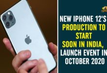 Apple iPhone 12, Apple iPhone 12 News, Apple iPhone 12 Updates, iPhone 12, iPhone 12 2020, iPhone 12 rumors, National News, New iPhone 12, New iPhone 12 Production, New iPhone 12 Production To Start Soon In India