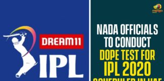 IPL, IPL 2020, IPL 2020 Latest Updates, IPL 2020 schedule, NADA, NADA Officials to Conduct Doping Tests, national anti doping agency Latest News, National Anti Doping Agency News, National Anti-Doping Agency