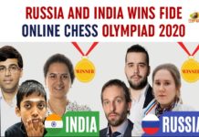 chess olympiad, chess olympiad winners, FIDE Online Chess Olympiad, FIDE Online Chess Olympiad 2020, India and Russia Declared As Joint Winners, India and Russia Joint Winners, india and russia joint winners chess olympiad, Online Chess Olympiad, Online Chess Olympiad 2020