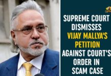 Supreme Court Dismisses Vijay Mallya Petition, Supreme Court dismisses Vijay Mallya review plea, Vijay Mallya, Vijay Mallya case, Vijay Mallya Petition, Vijay Mallya review plea, Vijay Mallya Scam Case, Vijay Mallya’s Petition Against Court Order In Scam Case