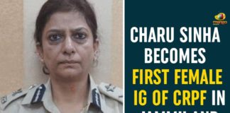 Charu Sinha, Charu Sinha Becomes First Female IG Of CRPF, Charu Sinha first woman to head CRPF, First Female IG Of CRPF In Jammu And Kashmir, First Woman IPS Officer, IG Charu Sinha first woman to head CRPF, IG Of CRPF In Jammu And Kashmir, IPS Officer Charu Sinha, Jammu and Kashmir, Who is Charu Sinha