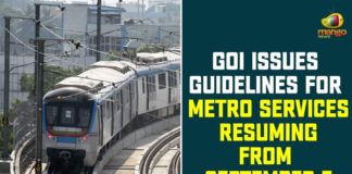 GoI Issues Guidelines For Metro Services Resuming, guidelines for metro service resumption, Guidelines For Metro Services, Metro Services, Metro Services In Delhi, Metro Services In Kolkata, Metro Services In Telangana, Metro Services Resuming