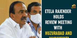 Etala Rajender, Etala Rajender Review over Municipality Development, Huzurabad, Huzurabad Municipality Development, Jammikunta Municipality Development, Minister Etala Rajender, Minister Etala Rajender Meeting, Minister Etala Rajender Review over Huzurabad, Telangana Health Minister Etala Rajender