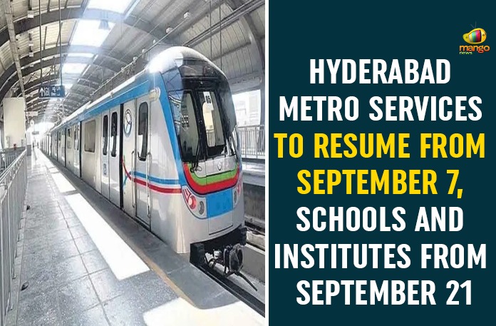 IMG-20200904-WA0001 Hyderabad Metro Services To Resume, Metro Guidelines & Rules, Metro Services, metro services in hyderabad, Metro Services In Telangana, Metro Services Likely To Resume, Metro Services Resuming, Schools And Institutes From September 21, Telangana Lockdown