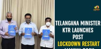 KTR, KTR Launches Post Lockdown Restart Manual Book, Minister KTR, post lockdown manual, post lockdown manual book, Post Lockdown Restart Manual Book, Post-Lockdown Restart Manual, Restart Manual Book, Telangana Minister kTR, TSCHE, VNRVJIET, workplace guidelines post lockdown