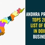 Andhra Pradesh, Andhra Pradesh Got Top Rank, Andhra tops ease of doing business ranking, AP Got Top Rank in Ease of Doing Business rankings, Ease of Doing Business India, Ease of Doing Business rankings, Ease of Doing Business rankings 2019, Ease of Doing Business rankings 2020