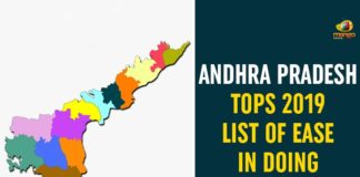 Andhra Pradesh, Andhra Pradesh Got Top Rank, Andhra tops ease of doing business ranking, AP Got Top Rank in Ease of Doing Business rankings, Ease of Doing Business India, Ease of Doing Business rankings, Ease of Doing Business rankings 2019, Ease of Doing Business rankings 2020