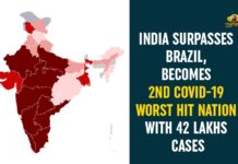 Coronavirus Cases, coronavirus cases india, coronavirus india, coronavirus india live updates, India Becomes 2nd COVID-19 Worst Hit Natio, India Corona Updates, India Coronavirus, India Covid-19 Updates, India Surpasses Brazil, total corona cases in india today, Total Corona Positive Cases in India, total corona positive in india