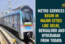 Metro Services Begin, Metro Services Begin In Major Cities, Metro Services In Delhi, metro services in hyderabad, metro services in india, Metro Services In Telangana, Metro Services Resume, metro services resume in delhi, metro services today