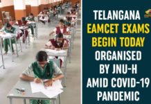 Eamcet, eamcet 2020, Telangana EAMCET Exam, Telangana EAMCET Exam 2020, Telangana EAMCET Exams, Telangana EAMCET Exams Begin, Telangana EAMCET Exams Begin Today, TS EAMCET 2020, TS EAMCET 2020 Exam
