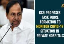 Chief Minister of Telangana, COVID-19 Situation In Private Hospitals, COVID-19 situation in Telangana, KCR, KCR Proposes Task Force Formation, KCR Proposes Task Force Formation To Monitor COVID-19 Situation, Task Force Formation To Monitor COVID-19 Situation, Telangana cm kcr, Telangana Government