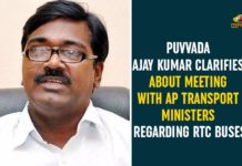 Andhra Telangana inter-state bus serbices, AP Telangana Transport Ministers, AP Telangana Transport Ministers Meet, APSRTC, APSRTC News, Interstate Bus Services, Minister Puvvada Ajay, Minister Puvvada Ajay Clarification Over Transport Ministers Meeting, Transport Ministers Meet, Transport Ministers Meeting, Transport Ministers Meeting over Interstate Bus Services, TSRTC, TSRTC News