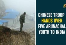 Arunachal Pradesh, China hands over 5 Arunachal Pradesh youths, China hands over five missing youths from Arunachal Pradesh, Chinese Army hands over 5 missing youths, Chinese Troop, Chinese Troop Hands Over Five Arunachal Youth, Chinese Troop Hands Over Five Arunachal Youth To India, Line of Actual Control