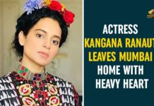 actress Kangana Ranaut, Actress Kangana Ranaut Leaves Mumbai Home, Actress Kangana Ranaut Leaves Mumbai Home With Heavy Heart, Bollywood actress Kangana Ranaut, Kangana Ranaut, Kangana Ranaut Issue, Kangana Ranaut leaves Mumbai, Kangana Ranaut Leaves Mumbai Home