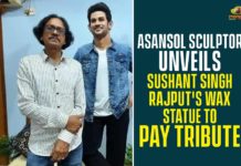 Asansol Sculptor, Asansol Sculptor Unveils Sushant Singh Rajput Wax Statue, Bollywood Actor Sushant Singh Rajput, sculptor from Asansol, Sukanto Roy, sushant singh rajput, Sushant Singh Rajput Case, Sushant Singh Rajput Case News, Sushant Singh Rajput Statue, Sushant Singh Rajput Wax Statue, Sushant Singh Rajput Wax Statue To Pay Tribute