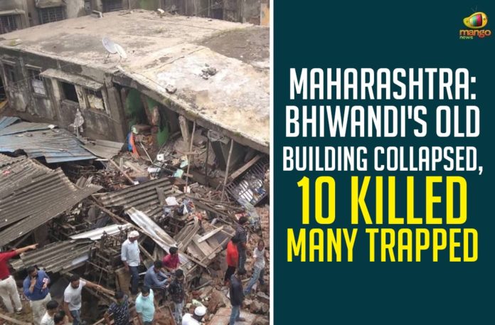 Maharashtra: Bhiwandi's Old Building Collapsed, 10 Killed Many Trapped