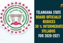 Inter Board has Reduced 30 Percent Syllabus, Inter Board has Reduced 30 Percent Syllabus for 2020-21 Academic Year, Telangana Inter Board, Telangana Inter Board has Reduced 30 Percent Syllabus, Telangana Inter Board reduce syllabus, Telangana Inter Board Syllabus, Telangana Inter Syllabus