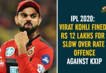 IPL 2020, kings XI punjab, KXIP, KXIP vs RCB, KXIP vs RCB IPL 2020, RCB skipper Kohli fined Rs 12 lakh, RCB skipper Virat Kohli, Royal Challengers Bangalore, Slow Over Rate Offence Against KXIP, virat kohli, Virat Kohli Fined Rs 12 Lakhs, Virat Kohli Fined Rs 12 Lakhs For Slow Over Rate Offence Against KXIP
