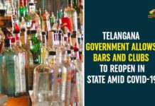 All bars and clubs opens with immediate effect, All bars and clubs opens with immediate effect in Telangana, Clubs and Tourism Bars Open in Telangana, Hyderabad lockdown news, Hyderabad to open bars, telangana, Telangana Bars Open, Telangana Govt Gives Permit to Reopen All Bars, Telangana unlockdown guidelines