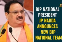 BJP announces new central team, BJP new central team, BJP President JP Nadda, BJP President JP Nadda Announces New Central Team, BJP President JP Nadda announces new team, DK Aruna, JP Nadda Announces New Central Team, Purandeswari