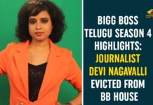 Bigg Boss Telugu, Bigg Boss Telugu Season 4, bigg boss telugu season 4 contestants list, bigg boss telugu season 4 elimination, Bigg Boss Telugu Season 4 Highlights, Bigg Boss Telugu Season 4 Updates, Devi Nagavalli, Devi Nagavalli Elimination, Journalist Devi Nagavalli Evicted From BB House