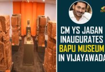 andhra pradesh, AP CM YS Jagan, Bapu Museum, Bapu Museum In Vijayawada, Bapu Museum Vijayawada, Vijayawada, YS Jagan inaugurate the renovated Bapu Museum, YS Jagan Mohan Inaugurates Bapu Museum, YS Jagan Mohan Inaugurates Bapu Museum In Vijayawada