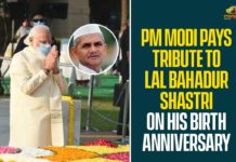Lal Bahadur Shastri, Lal Bahadur Shastri 116th birth anniversary, Lal Bahadur Shastri Birth Anniversary, National News, national political news, PM Modi Pays Tribute To Lal Bahadur Shastri, PM Narendra Modi pays tribute to Lal Bahadur Shastri, Prime Minister Narendra Modi, Prime Minister of India the late Lal Bahadur Shastri