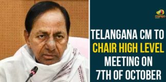 CM KCR High Level Meeting, CM KCR High Level Meeting With Senior Police Officials, CM KCR High Level Meeting With Senior Police Officials On Oct 7, CM KCR Will Conduct High Level Meeting