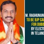 BJP Announces M Raghunandan Rao As a Candidate for Dubbaka, BJP Candidate for Dubbaka, Dubbaka, Dubbaka Assembly Byepoll, Dubbaka Assembly bypoll, dubbaka assembly bypoll 2020, dubbaka assembly elections, dubbaka assembly elections 2020, Dubbaka By election, Dubbaka Elections, Dubbaka Elections News, M Raghunandan Rao