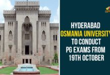 Hyderabad Osmania University, Osmania University, Osmania University To Conduct PG Exams, Osmania University To Conduct PG Exams From 19th October, OU PG Exams, OU PG Exams 2020, PG examination, PG Exams, PG semester IV regular, Telangana PG Exams