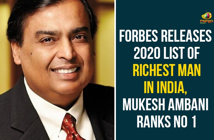 IMG-20201008-WA0016 Forbes 2020 List, Forbes 2020 List Of Richest Man In India, Forbes List Of Richest Man In India, Mukesh Ambani, mukesh ambani forbes, mukesh ambani forbes ranking, mukesh ambani forbes ranking 2020, Mukesh Ambani is richest Indian for 13th time in Forbes List, Mukesh Ambani Remains NO 1 for 13th Consecutive Year, Richest Man In India