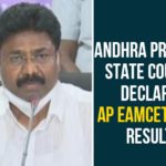 Andhra Pradesh State Council Declares AP EAMCET 2020 Results