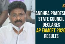 Andhra Pradesh State Council Declares AP EAMCET 2020 Results