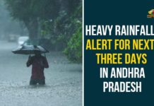 Heavy Rainfall Alert For Next Three Days In Andhra Pradesh,Mango News,Heavy Rains Expected over Andhra Pradesh,Rain alert: Andhra Pradesh to receive heavy downpour in next Three Days,Andhra Pradesh Rains Latest News,Heavy Rains In Andhra Pradesh