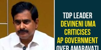 Amaravati Capital Issue, andhra pradesh, Andhra Pradesh Political News, Andhra Pradesh Political Updates, AP government, Devineni Umamahesawara Criticises AP Government, Devineni Umamaheswara, Government of Andhra Pradesh, TDP Leader Devineni Umamahesawara, YSRCP Government