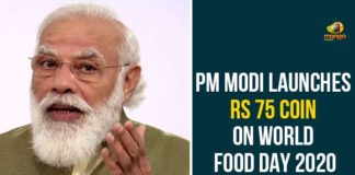 On FAO 75th anniversary, PM Modi, PM Modi releases commemorative coin, PM Modi Releases Commemorative Coin of Rs 75, PM Modi Releases Commemorative Coin of Rs 75 Denomination, PM Modi releases Rs 75 coin, PM Narendra Modi releases Rs 75 coin, PM releases commemorative coin of 75, Rs 75 coin