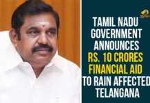 10 Crores Financial Aid To Rain Affected Telangana, Heavy Rains Affect and Flood Relief Measures, Heavy rains in Hyderabad, Hyderabad Rains, Hyderabad Rains news, KTR, Rains In Hyderabad, Tamil Nadu government, Tamil Nadu Government Announces Financial Aid To Rain Affected Telangana, Telangana, Telangana Rains, telangana rains news, telangana rains updates