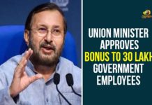 Bonus To 30 Lakh Government Employees, Government Employees, Minister of Information, National News, Prakash Jaavdekar, Union Cabinet approved the bonus to government employees., Union Minister Approves Bonus, Union Minister Approves Bonus To 30 Lakh Government Employees, Vijaya Dashami