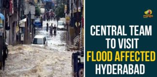 Central Team To Assess Loss due to Heavy Rains, Central Team will Arrive to Hyderabad, Central Team will Arrive to Hyderabad Tomorrow, Heavy Rainfall In Hyderabad, Heavy Rains in Hyd, Heavy Rains In Hyderabad, Hyderabad Rains, Hyderabad Rains news, Rains In Hyderabad, telangana, Telangana rains, telangana rains news, telangana rains updates
