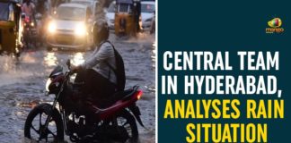 Assessment of Flood Damages, Central Team, Central Team Extensive Tour In Hyderabad City, Heavy Rainfall In Hyderabad, Heavy Rains in Hyd, Heavy Rains In Hyderabad, Hyderabad Rains, Hyderabad Rains news, Rains In Hyderabad, telangana, Telangana rains, telangana rains news, telangana rains updates
