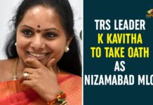 K Kavitha To Take Oath As Nizamabad MLC, Kalvakuntla Kavitha, Kalvakuntla Kavitha to be sworn in, Kalvakuntla Kavitha to be sworn in today, Kalvakuntla Kavitha to take oath as MLC, Kalvakuntla Kavitha to take oath as MLC today, Nizamabad MLC, TRS Leader K Kavitha To Take Oath, TRS Leader K Kavitha To Take Oath As Nizamabad MLC
