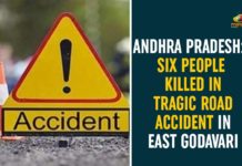 Andhra Pradesh Accident, Andhra Pradesh Road Accident, East Godavari District, East Godavari District Road Accident, Fierce road accident in East Godavari, Fierce road accident in East Godavari district, Marriage Van Overturned with Brake Failure, Van Accident, Van Accident In East Godavari, Van Accident In East Godavari District